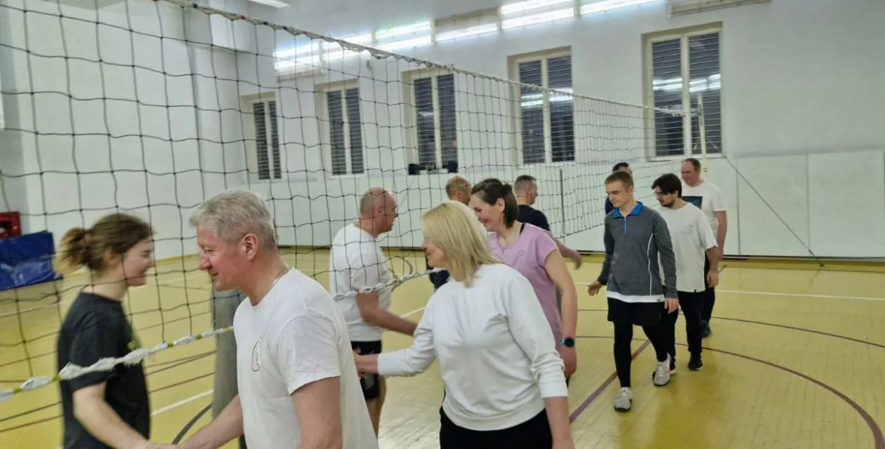 Анатоль Маркевіч злева на пярэднім плане
