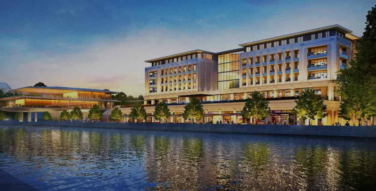 Так будзе выглядаць гатэль Waldorf Astoria на месцы "БелЭкспа"
