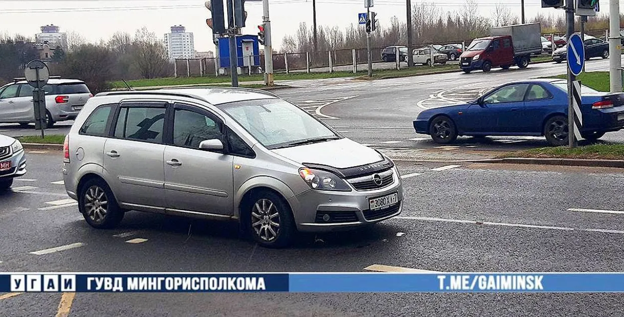 На месте ДТП
