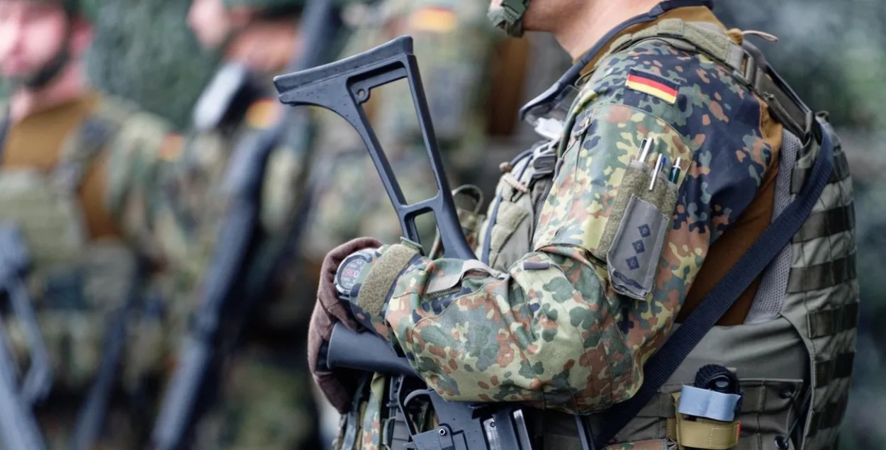 Немецкие военные прибывают в Литву, иллюстративное фото
