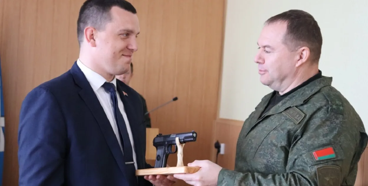 Председатель Кормянского райисполкома и начальник теробороны
