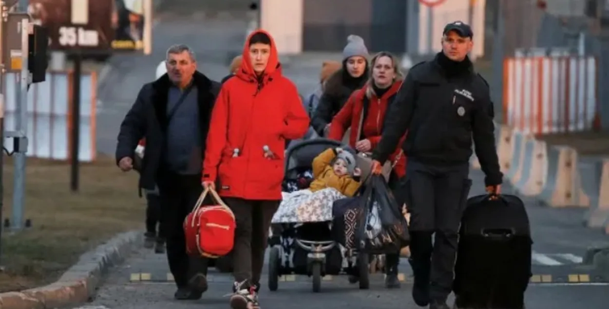 Украинские беженцы

