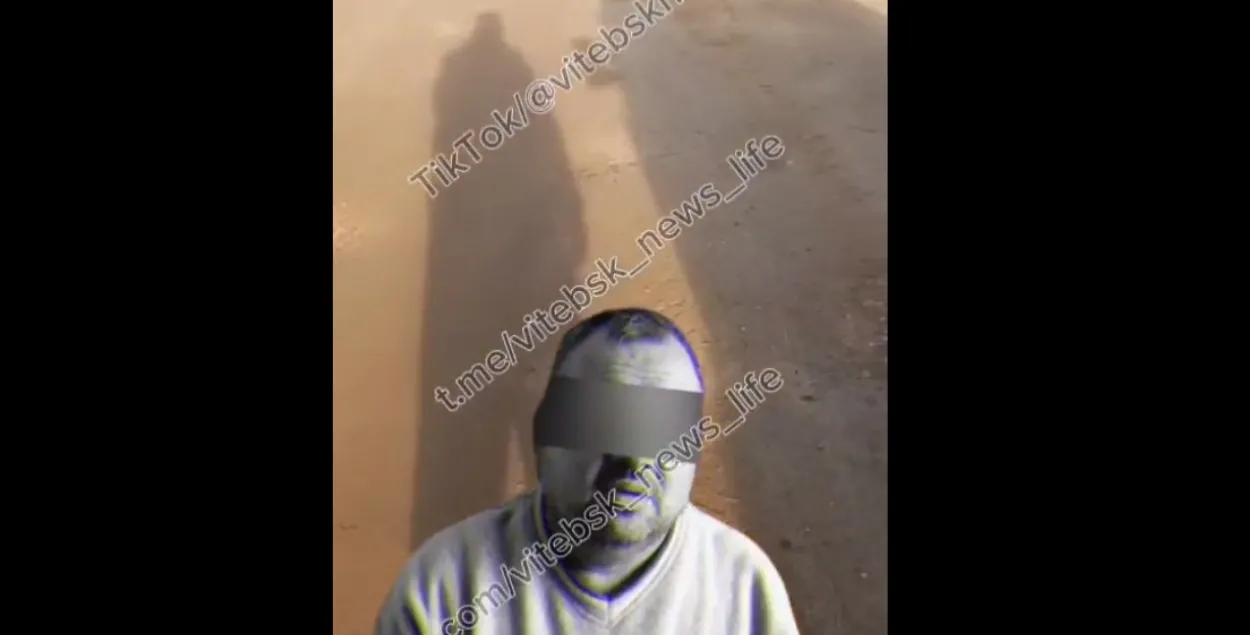 Мужчына, затрыманы за ролік у TikTok&nbsp;
