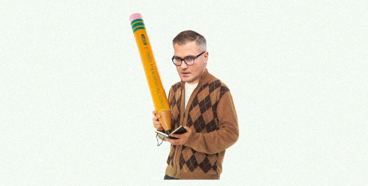 Бывало, что от силовиков отгребали и представители "русского" мира / @rubanau_collage
