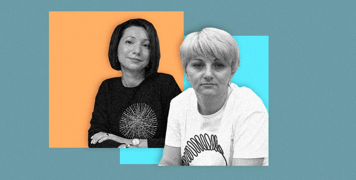 Кацярына Дзяйкала і Вольга Зазулінская
