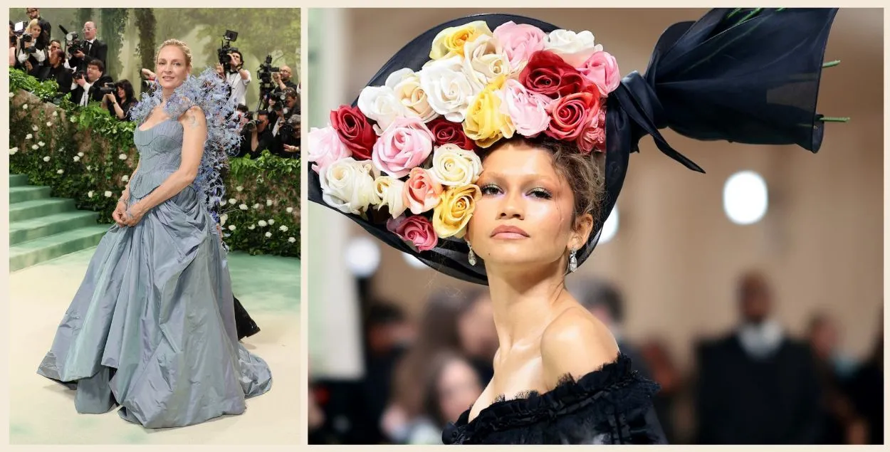 Ума Турман і Зендая на MetGala

