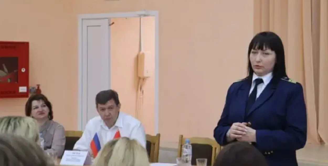 Российские агитаторы в Белыничах

