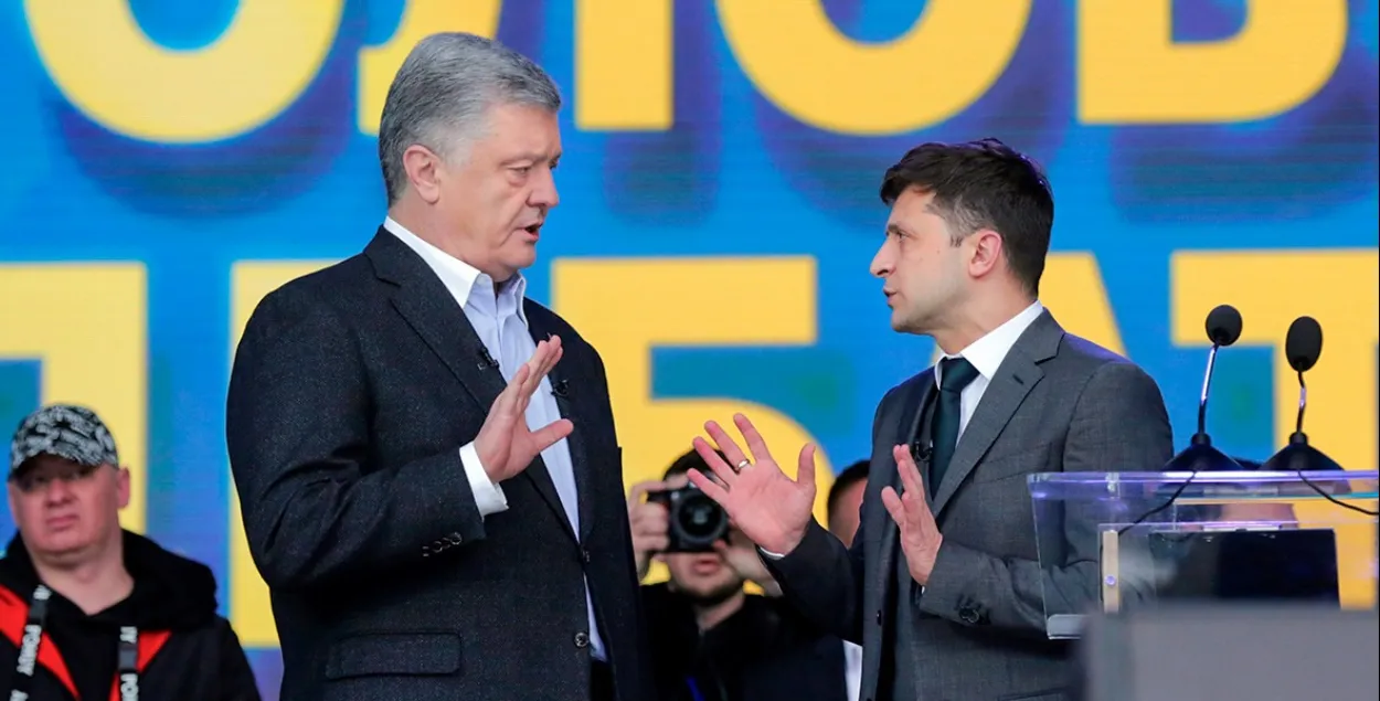Пётр Порошенко и Владимир Зеленский
