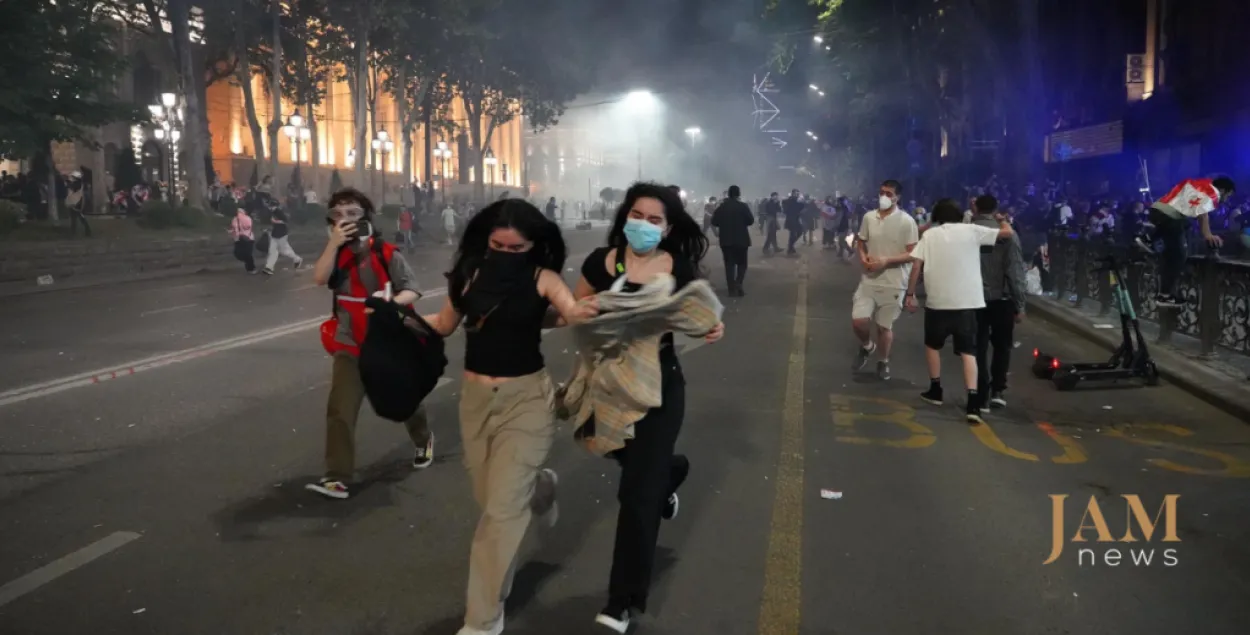 Разгон протеста в Тбилиси 1 мая 2024 года
