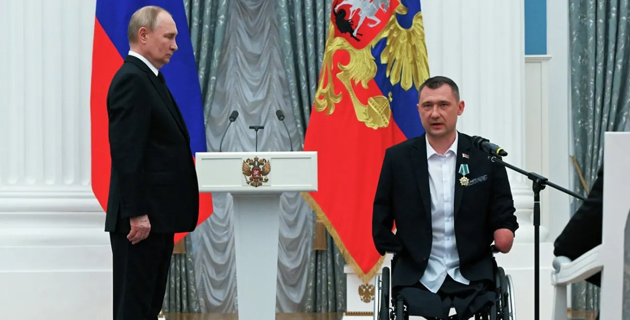 Уладзімір Пуцін уручыў Аляксею Талаю ордэн
