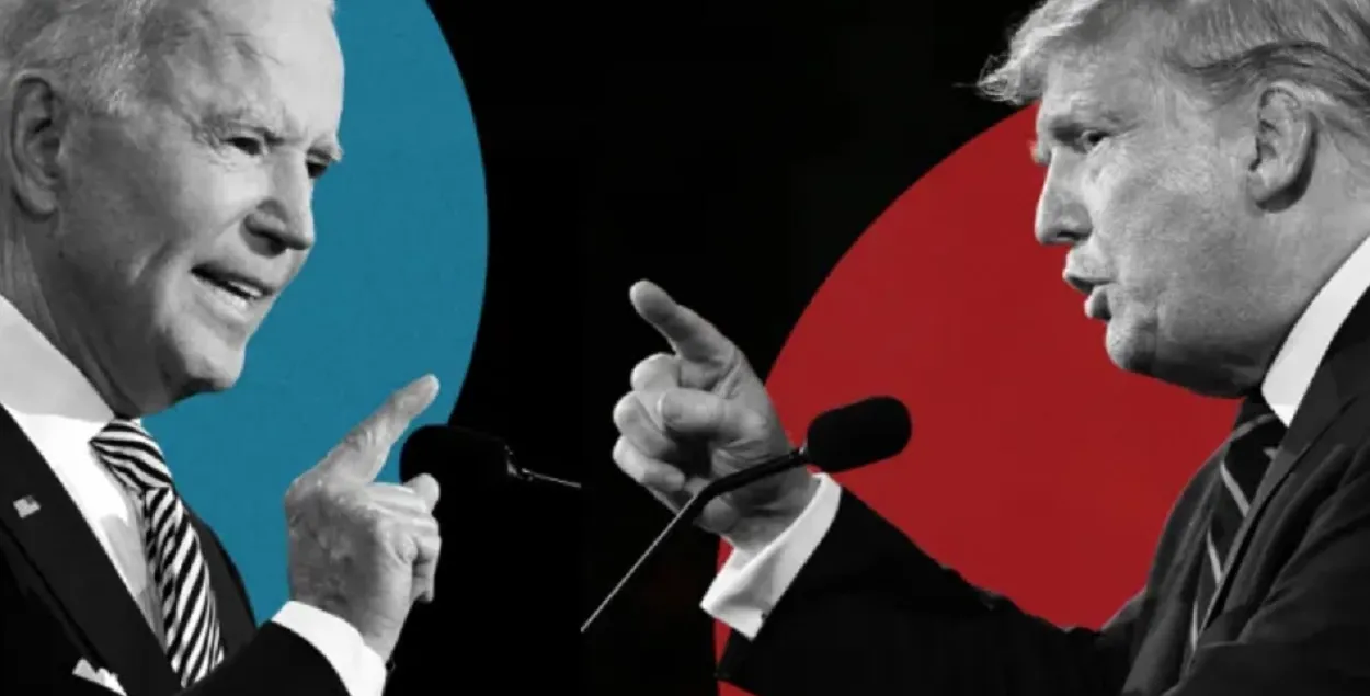 Джо Байден и Дональд Трамп
