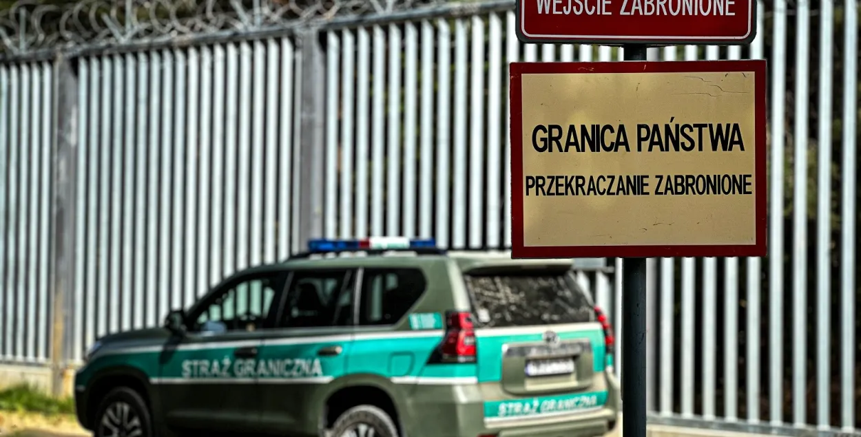На польско-белорусской границе
