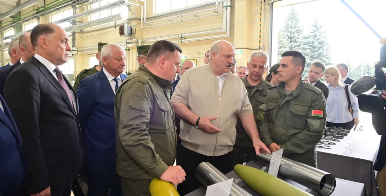 Лукашэнка на заводзе "Легмаш"
