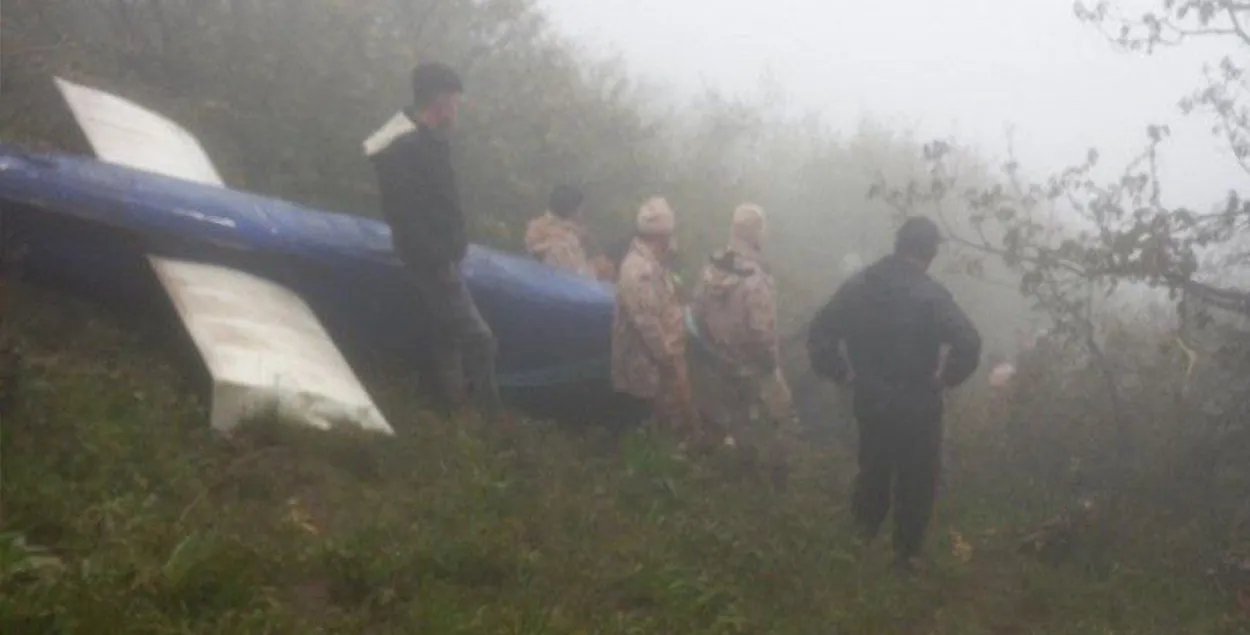 На месцы крушэння верталёта Ібрагіма Раісі
