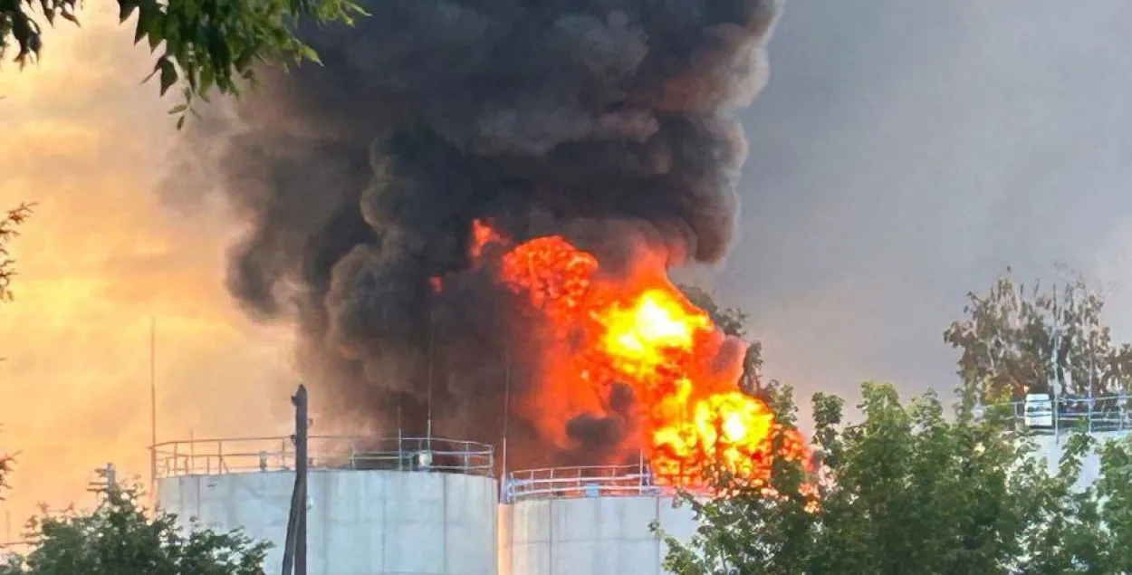 Пожар на НПЗ в Тамбовской области&nbsp;
