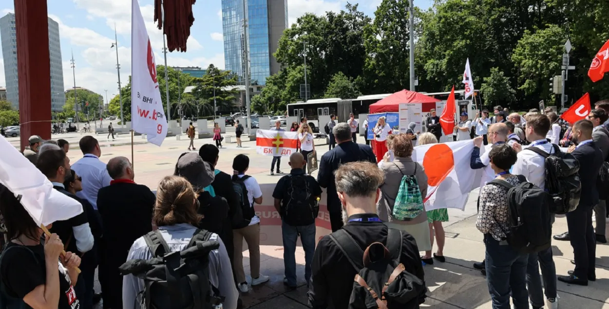 Акцыя ў Жэневе
