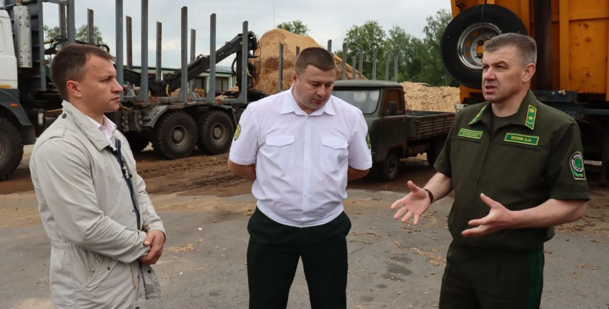 Министр лесного хозяйства в Пружанах

