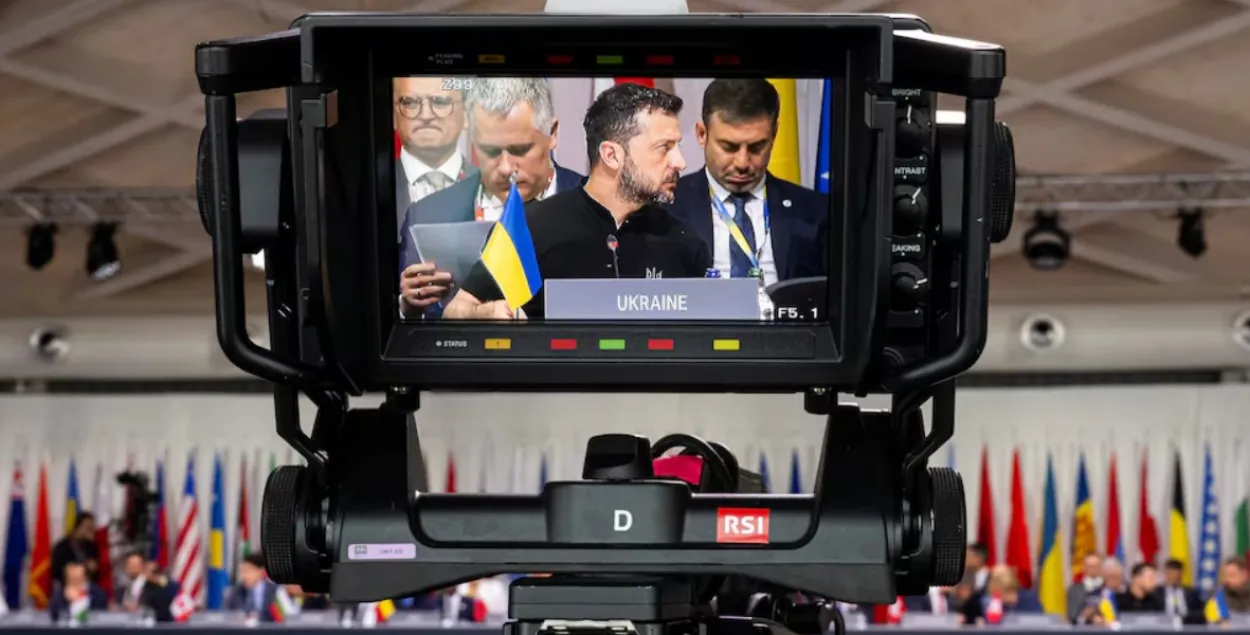 На Глабальным саміце свету прысутнічаў і Уладзімір Зяленскі.
