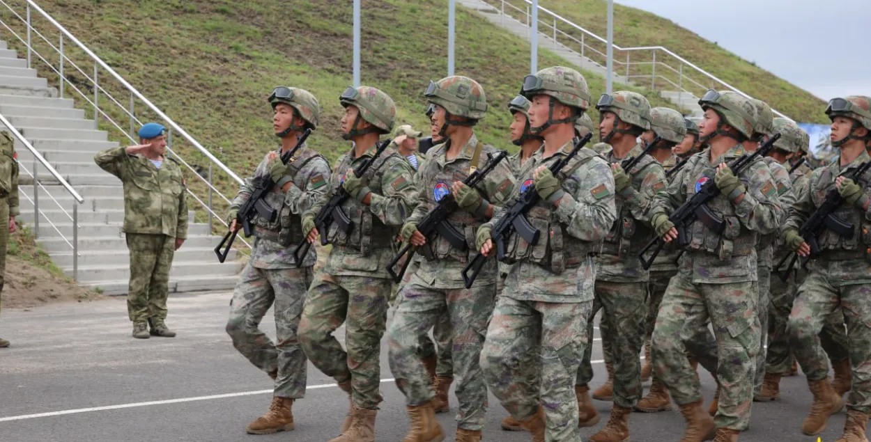 Joint Belarusian-Chinese drill&nbsp;
