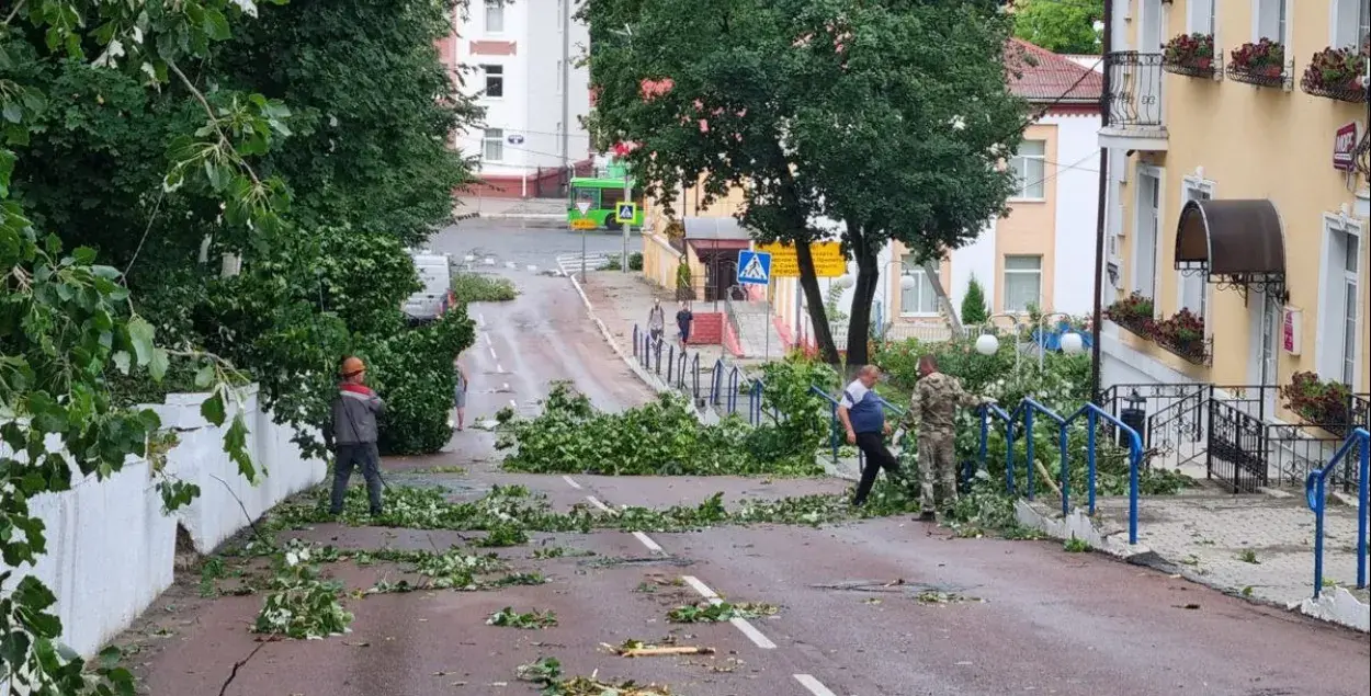 Наступствы непагадзі ў Мазыры

