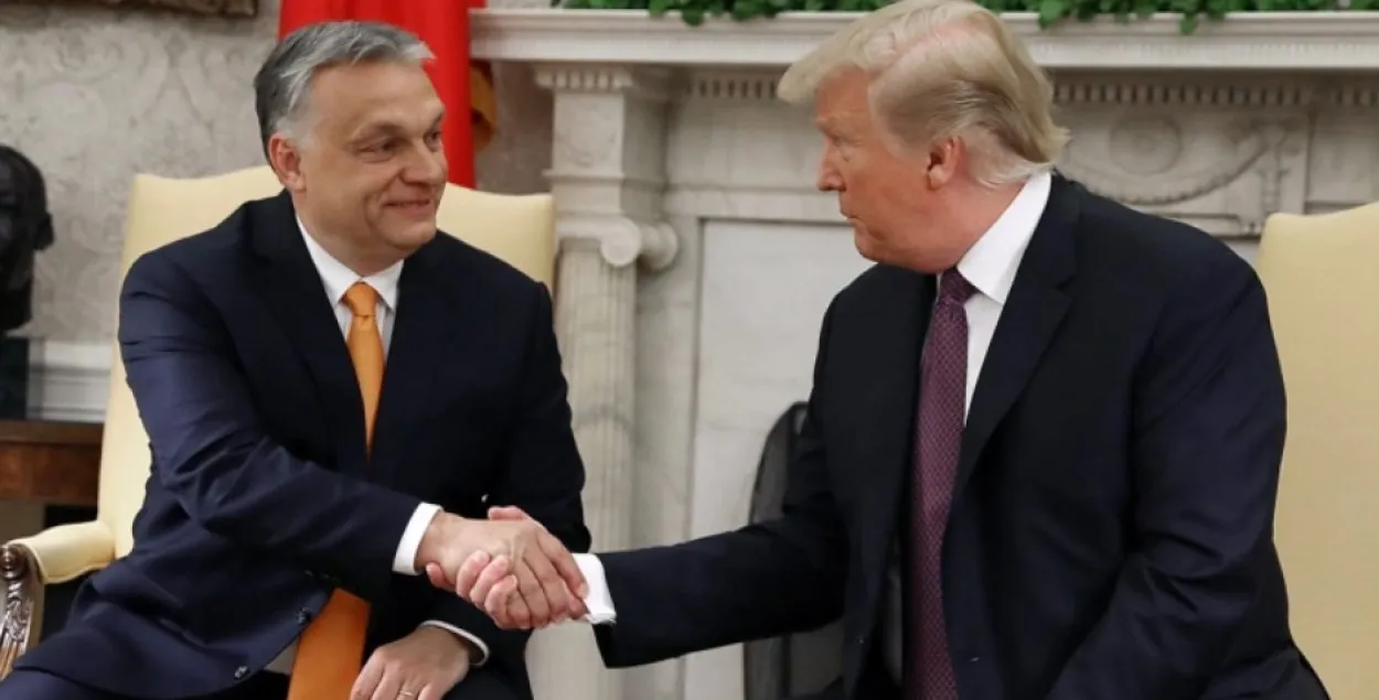 Виктор Орбан и Дональд Трамп&nbsp;
