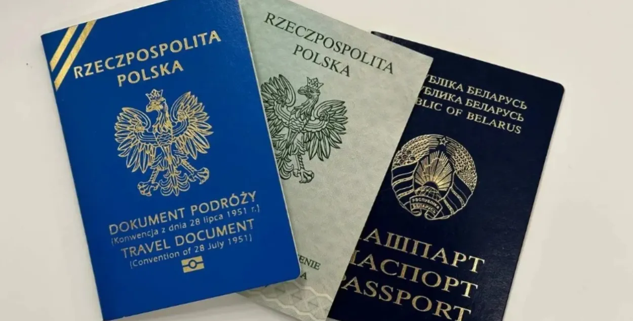 Documents of Belarusians in Poland, sample photo
