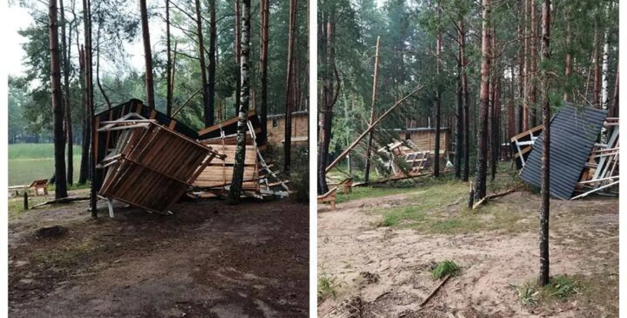 Последствия урагана
