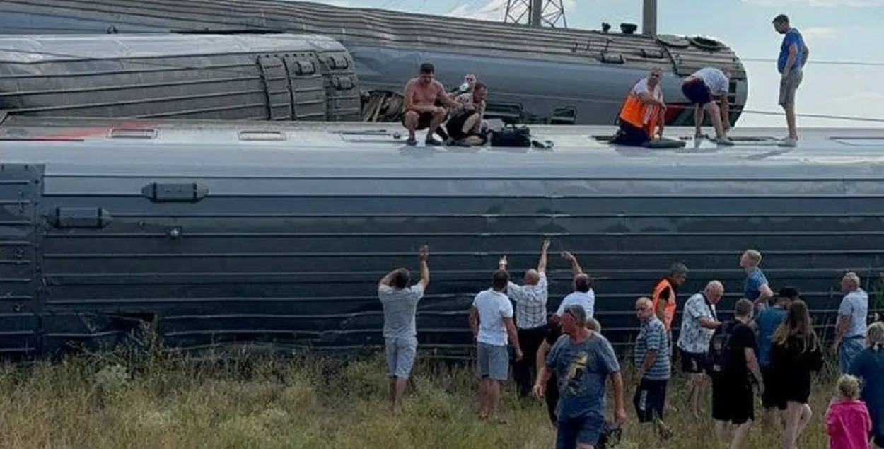 На месте аварии
