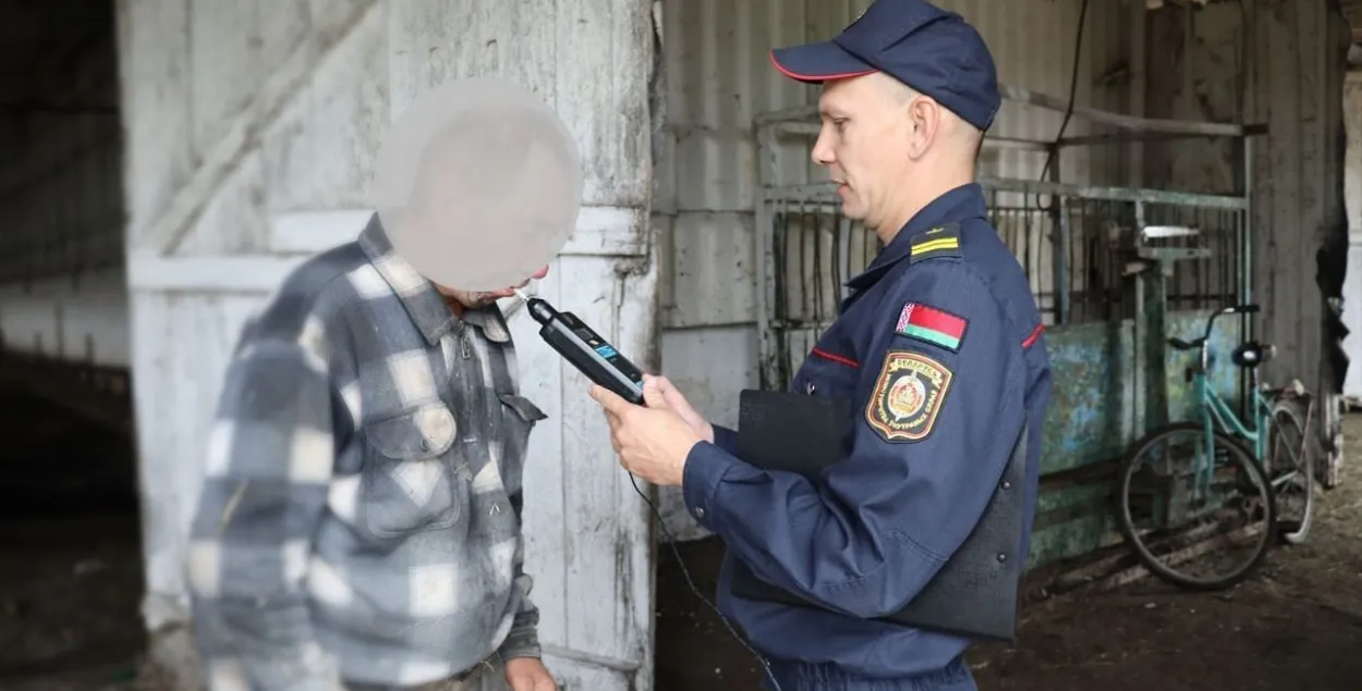Праверка на ферме: жывёлавод і міліцыянер
