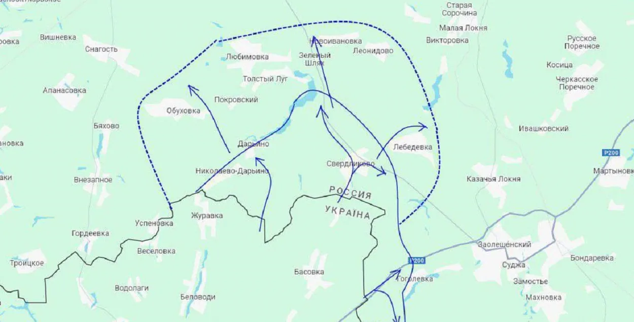 Заняты более десятка населенных пунктов

