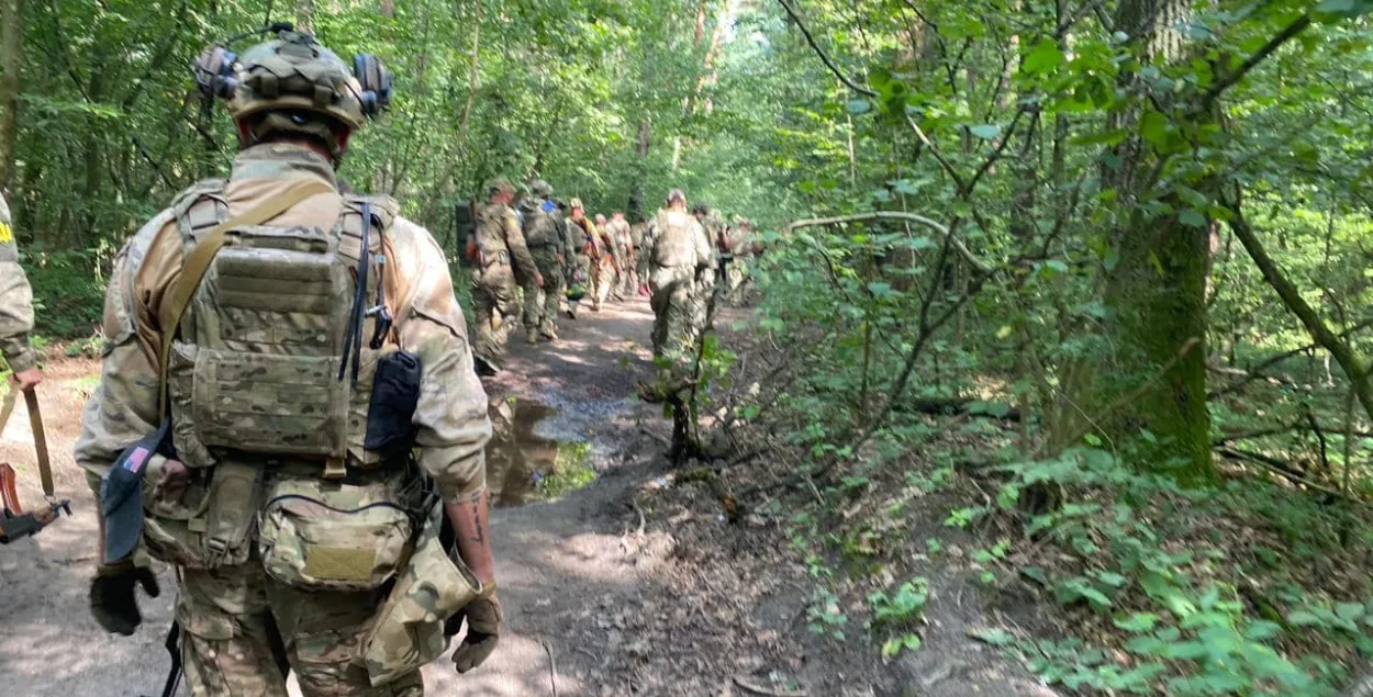 Украинские военные
