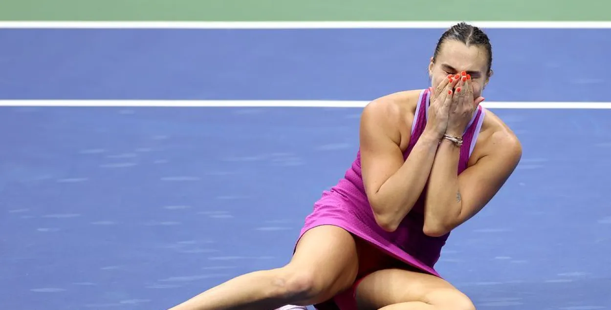Арина Соболенко после победы на US Open

