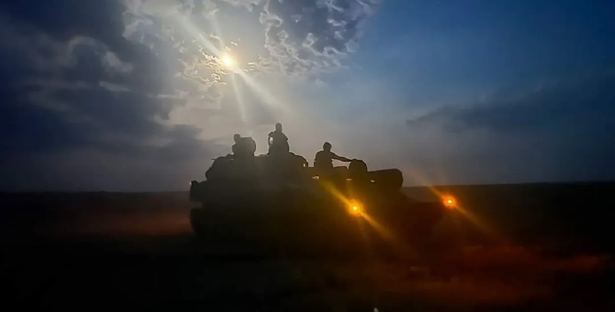 Украінскія вайскоўцы на фронце
