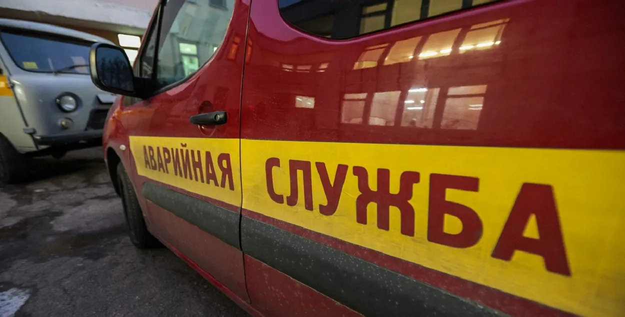 Аварыйная брыгада працавала амаль дзве гадзіны
