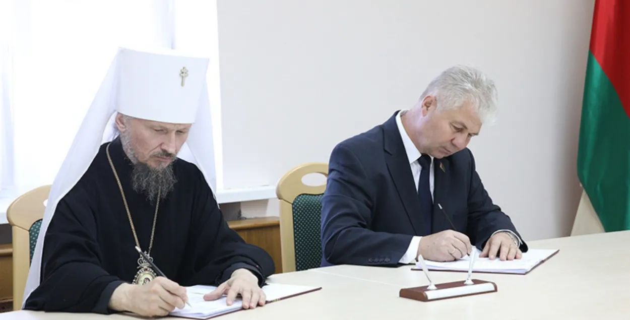 Митрополит Вениамин и Александр Румак
