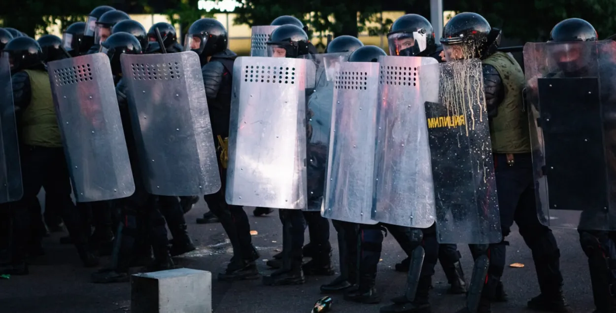 Во время протестов в Бресте в августе 2020-го
