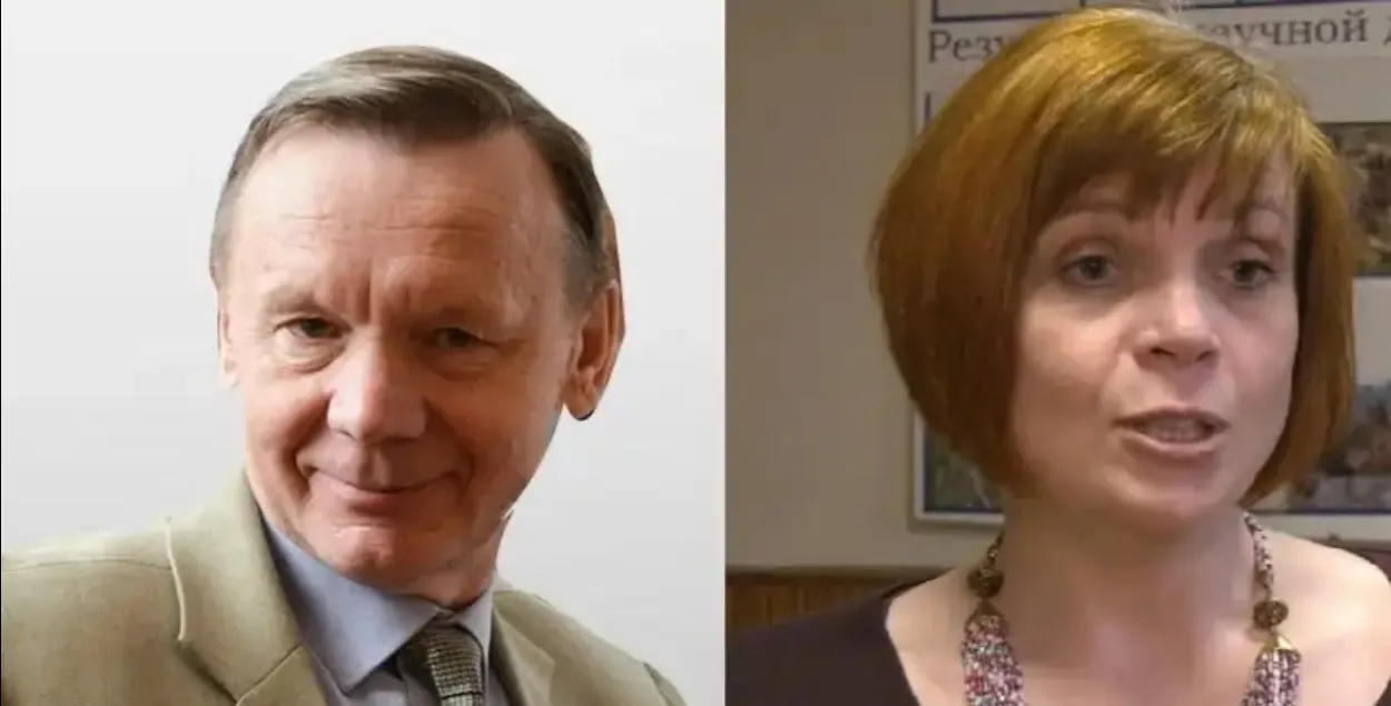 Юрый Бубнаў і Ганна Скрыган
