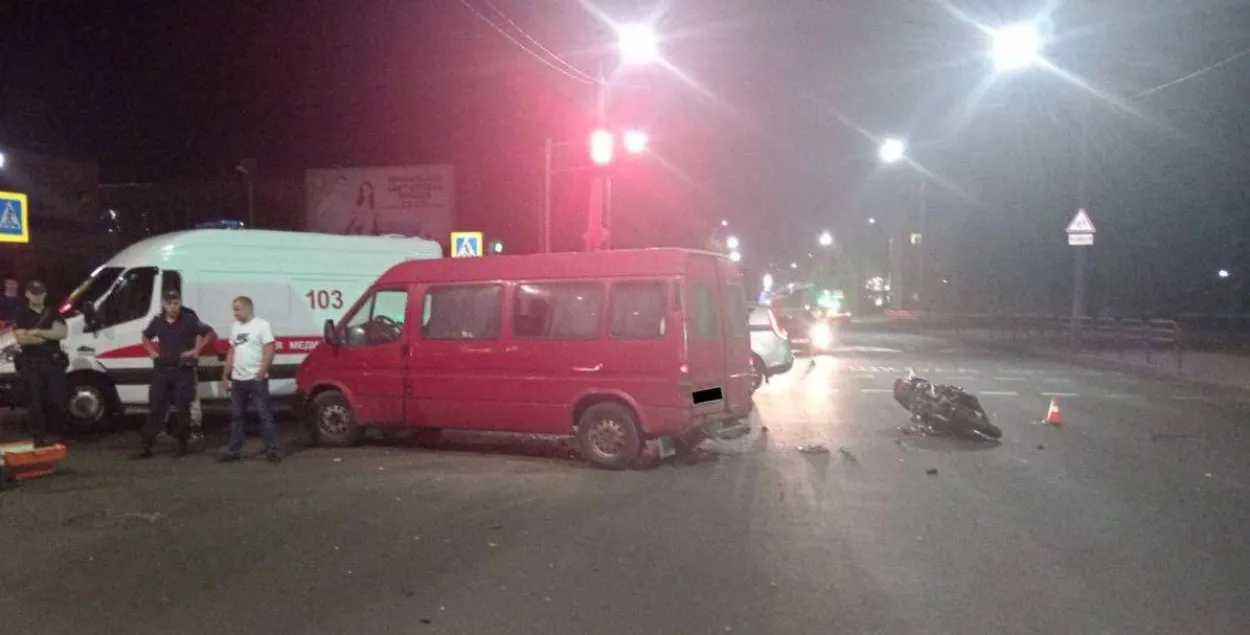 Некалькі дзён таму ў ДТЗ у Магілёве загінуў 27-гадовы матацыкліст
