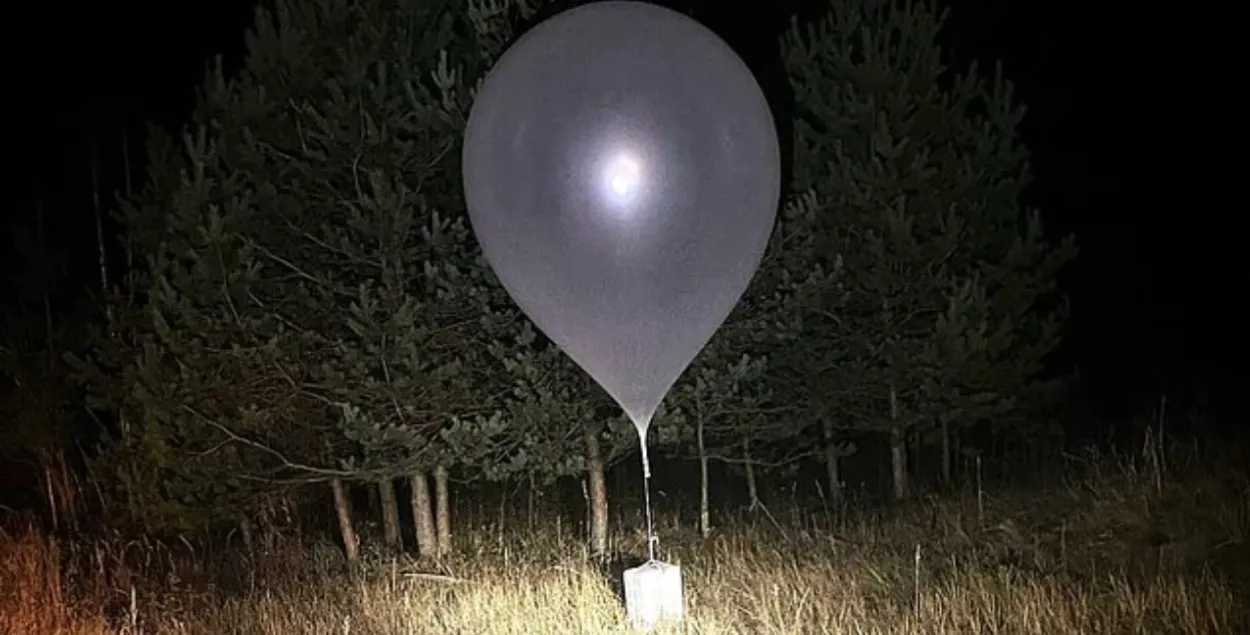 Воздушный шар с контрабандой
