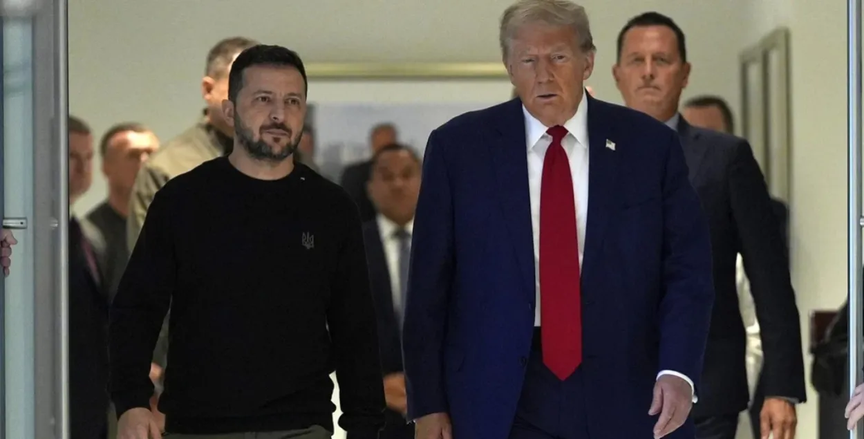 Сустрэча Уладзіміра Зяленскага і Дональда Трампа ў Нью-Ёрку
