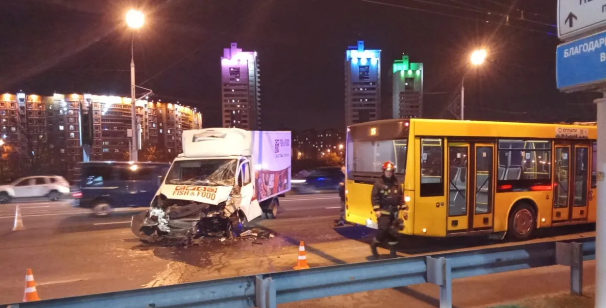 На месцы аварыі
