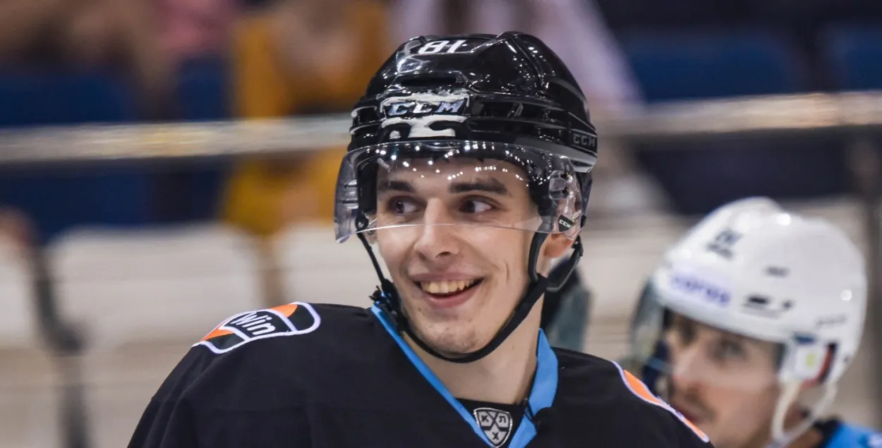 Віталь Пінчук закінуў дзве шайбы
