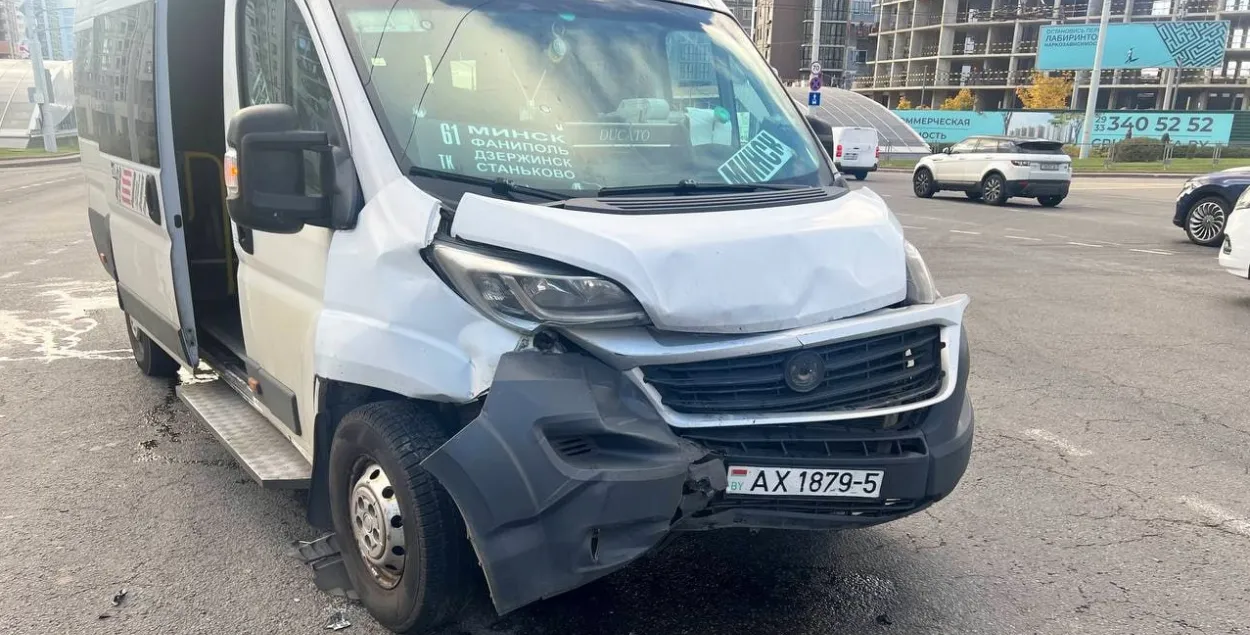 Очередная авария с участием маршрутки
