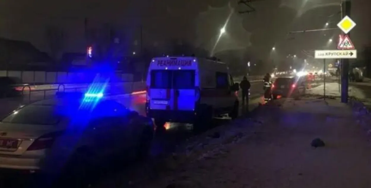 Месца смяротнай аварыі ў Магілёве
