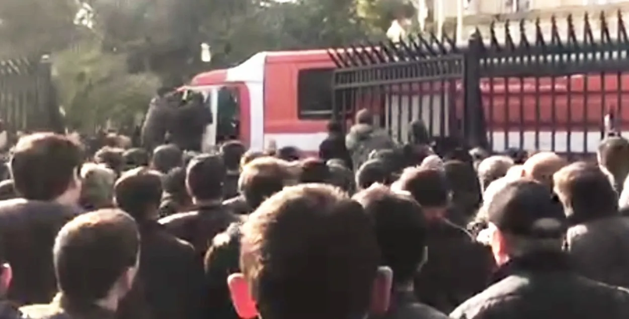 Акция протеста в Абхазии
