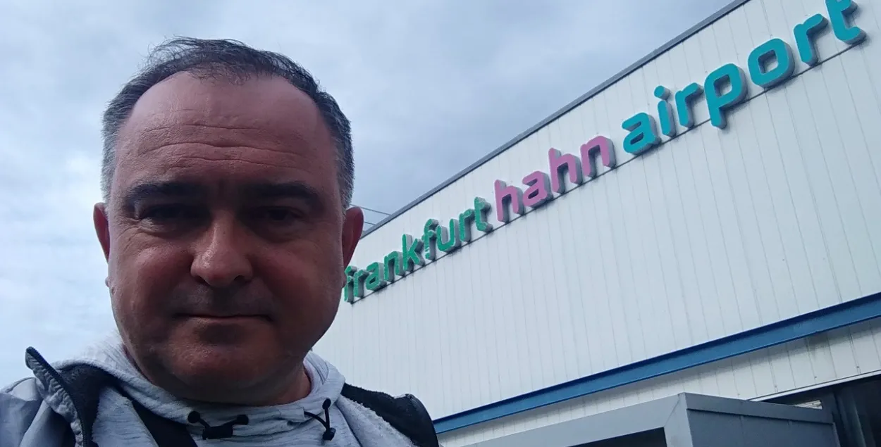 Андрей Липский по прилёту в Германию
