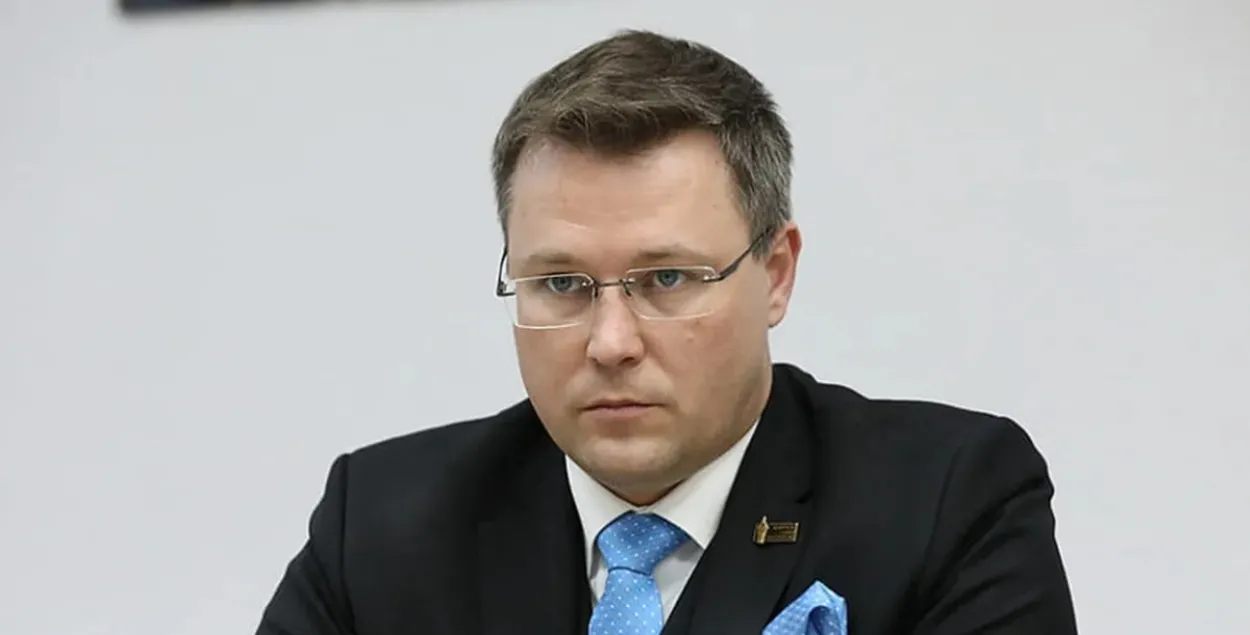Кіраўнік Беларускага саюза журналістаў Андрэй Крывашэеў
