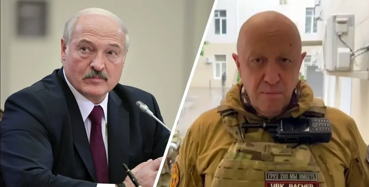 Александр Лукашенко и Евгений Пригожин
