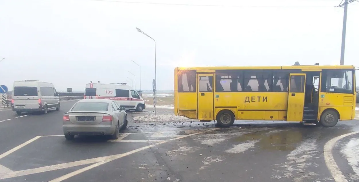 На месте аварии
