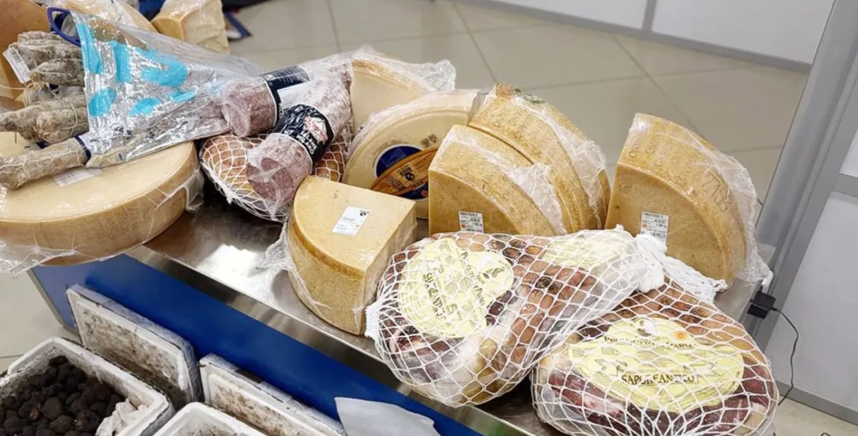 Продукты питания остались в Беларуси
